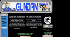 Desktop Screenshot of gundamworld.it