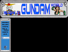 Tablet Screenshot of gundamworld.it
